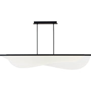 Nyra 72 Linear Pendant in Nightshade Black