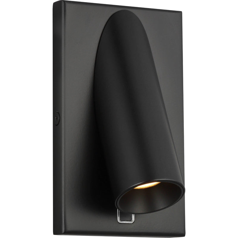 Ponte 5 Wall Sconce in Nightshade Black Integrated