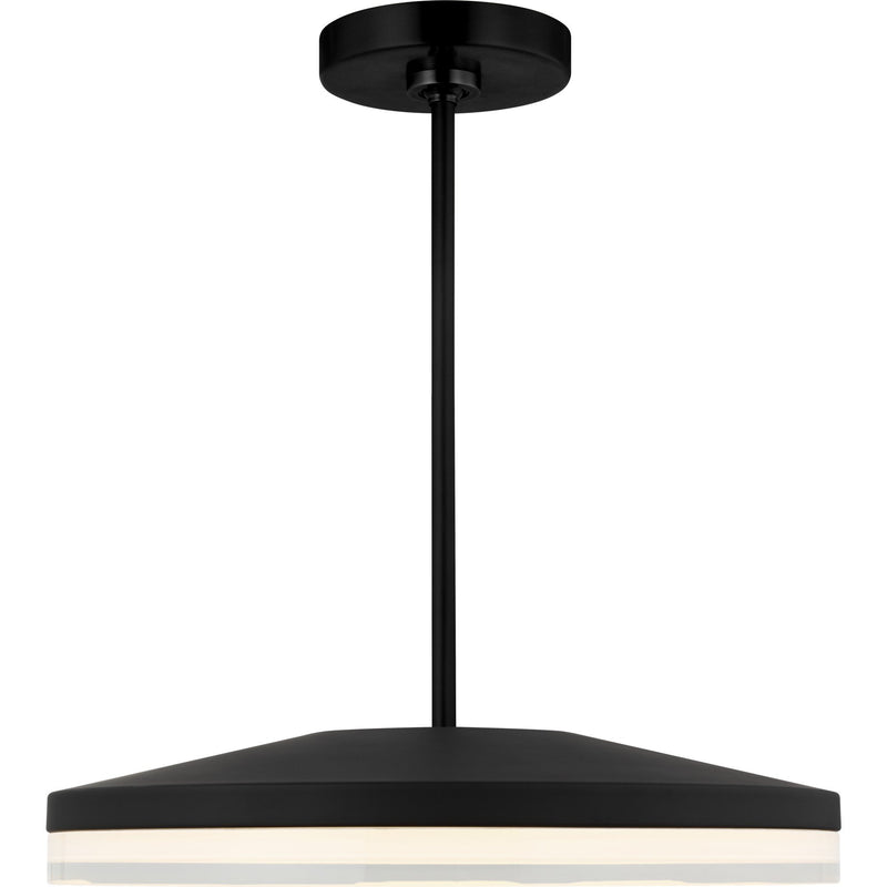 Wyatt Large Pendant in Nightshade Black