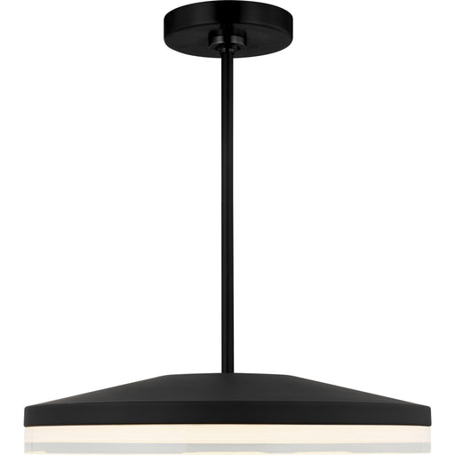 Wyatt Large Pendant in Nightshade Black