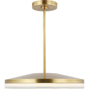 Wyatt Large Pendant in Natural Brass