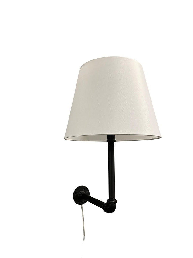 Studio Plug-In Swing Arm Wall Lamp in Black