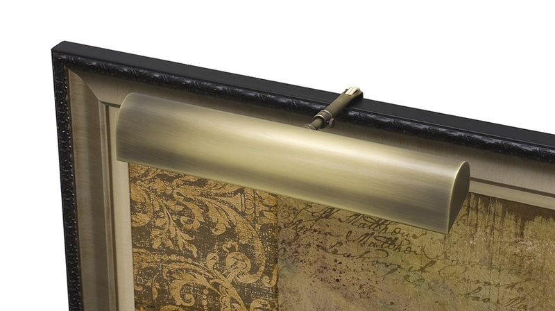 Classic Traditional 18" Plug-In Picture Light in Antique Brass