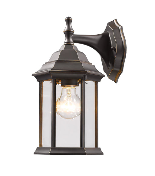 Waterdown 1 Light Outdoor Wall Light in Oil Rubbed Bronze