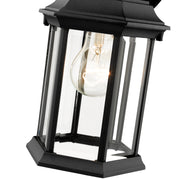 Waterdown 1 Light Outdoor Wall Light in Black