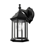 Waterdown 1 Light Outdoor Wall Light in Black