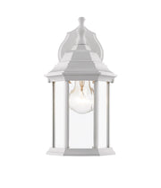 Waterdown 1 Light Outdoor Wall Light in Gloss White