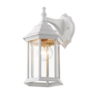 Waterdown 1 Light Outdoor Wall Light in Gloss White