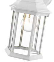 Waterdown 1 Light Outdoor Wall Light in Gloss White