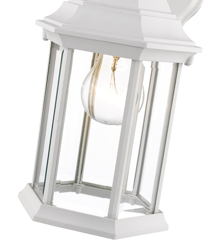 Waterdown 1 Light Outdoor Wall Light in Gloss White