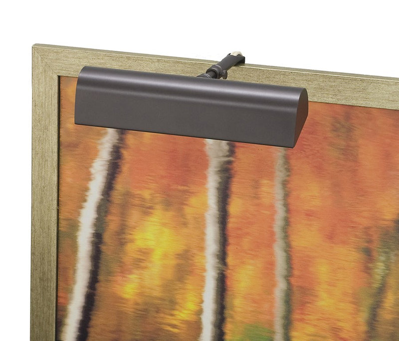 Classic Traditional 9" Plug-In Picture Light in Mahogany Bronze