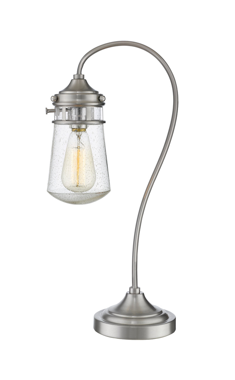 Celeste 1 Light 6" Table Lamp in Brushed Nickel