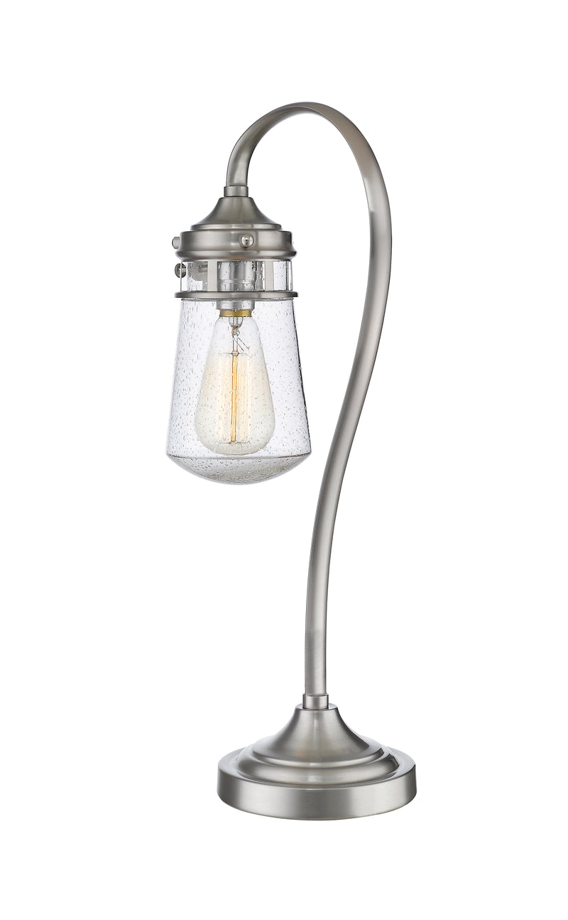 Celeste 1 Light 6" Table Lamp in Brushed Nickel