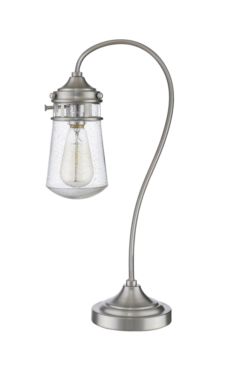 Celeste 1 Light 6" Table Lamp in Brushed Nickel