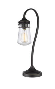 Celeste 1 Light 6" Table Lamp in Olde Bronze
