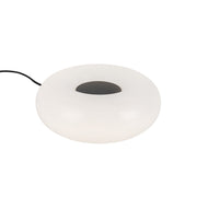 Nimbus 9" Table Lamp in Black/Opal Glass