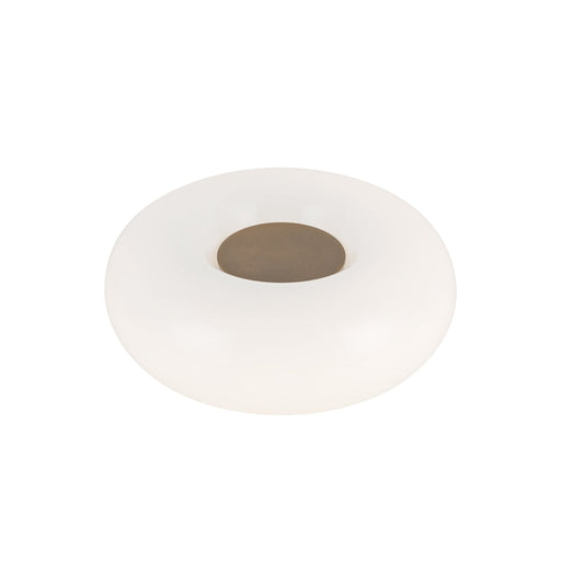 Nimbus 9" Table Lamp in Black/Opal Glass
