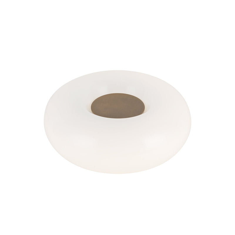 Nimbus 9" Table Lamp in Vintage Brass/Opal Glass