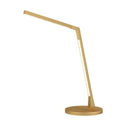 Miter 17" Desk Lamp in Brushed Gold