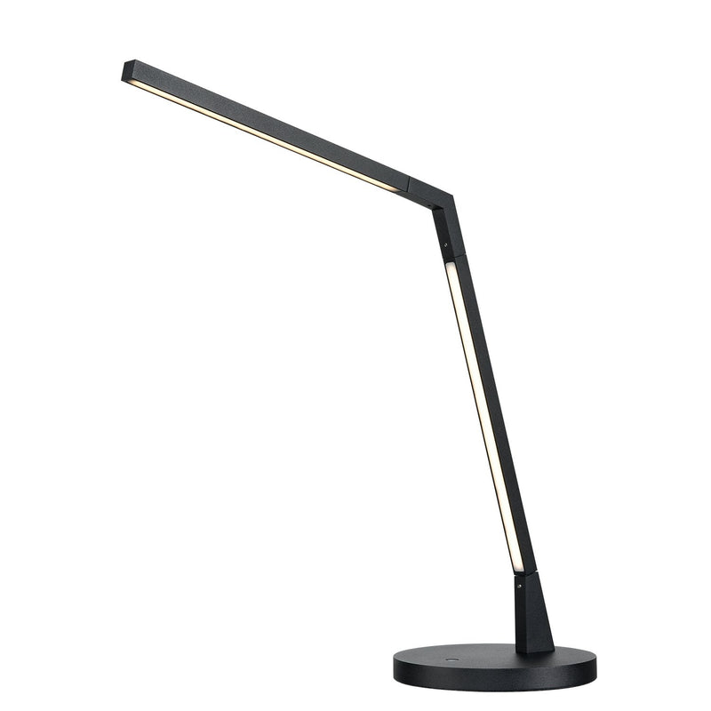 Miter 17" Desk Lamp in Black