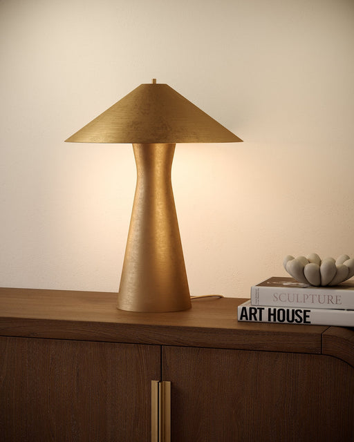 Blair 18" Table Lamp in Vintage Brass