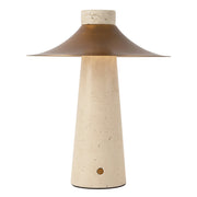 Hagen 10" Cordless Table Lamp in Vintage Brass
