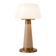 Clemence 6" Cordless LED Table Lamp in Peach