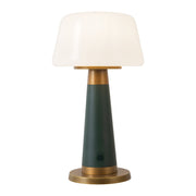 Clemence 6" Cordless LED Table Lamp in Pine Green