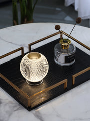 Marni 3" Cordless Table Lamp in Natural Brass