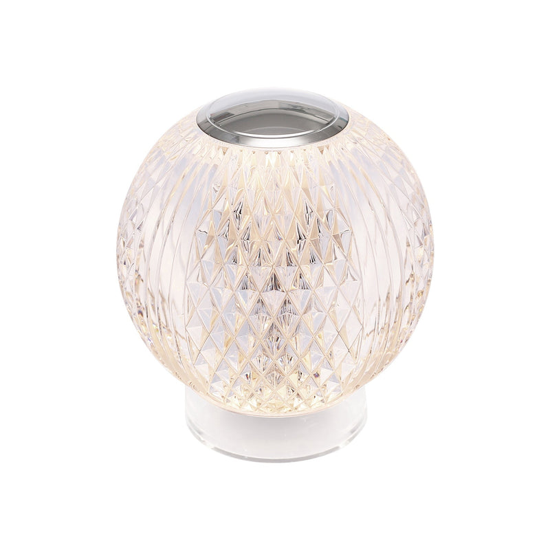 Marni 4" Cordless Table Lamp in Polished Nickel