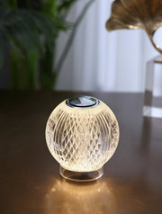 Marni 4" Cordless Table Lamp in Polished Nickel