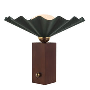Furrow 16" Table Lamp in Pine Green