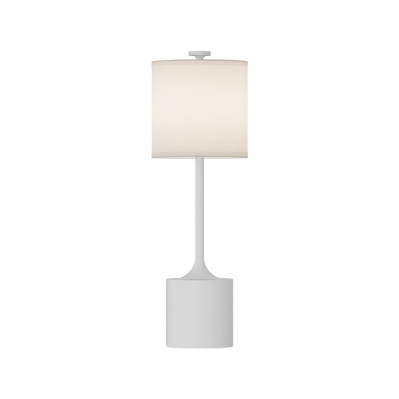Issa 26" Table Lamp in White/Ivory Linen