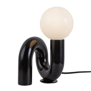 Sadie 7" Table Lamp in Glossy Black
