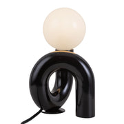 Sadie 7" Table Lamp in Glossy Black