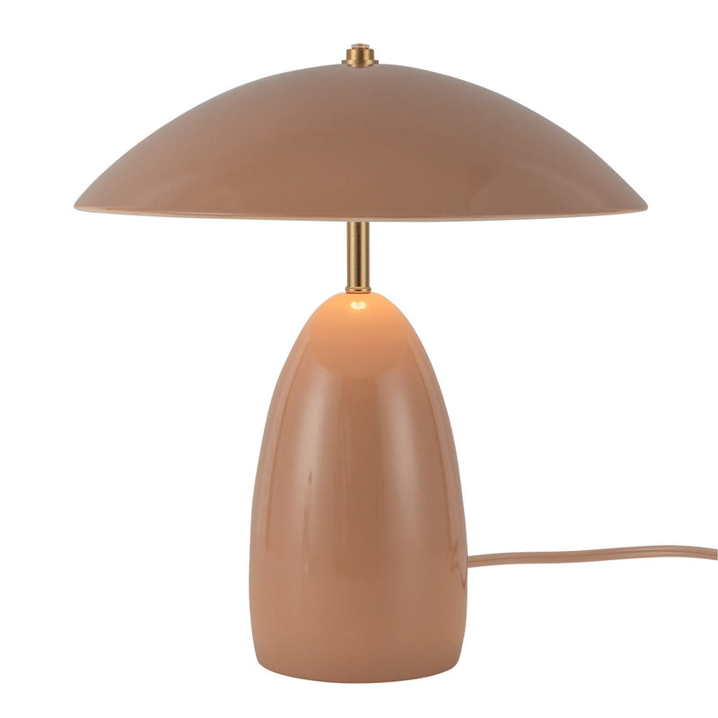 Poppy 12" LED Table Lamp in Peach