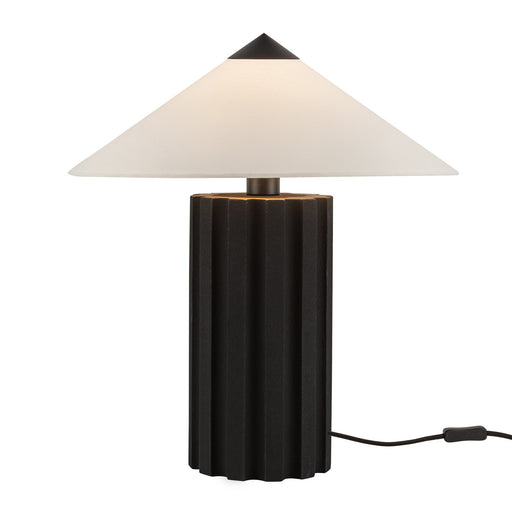 Ono 20" Table Lamp in Matte Black