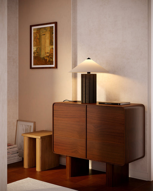 Ono 20" Table Lamp in Matte Black
