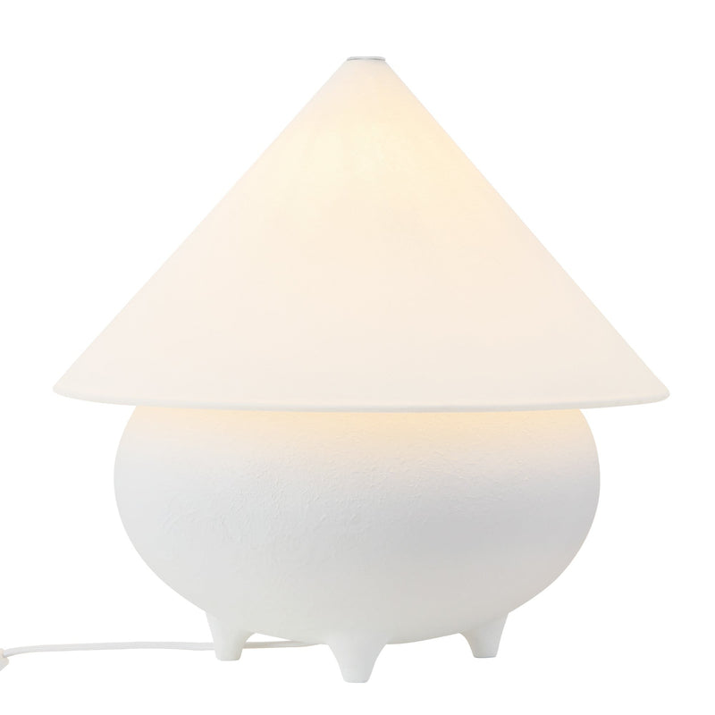 Rowan 17" Table Lamp in Antique White/White Linen