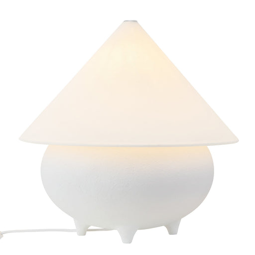 Rowan 17" Table Lamp in Antique White/White Linen