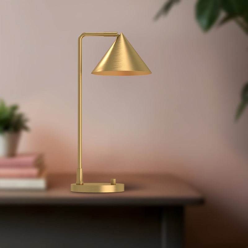 Remy 20" Table Lamp in Brushed Gold