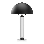 Margaux 18" 2-Light Table Lamp in Matte Black