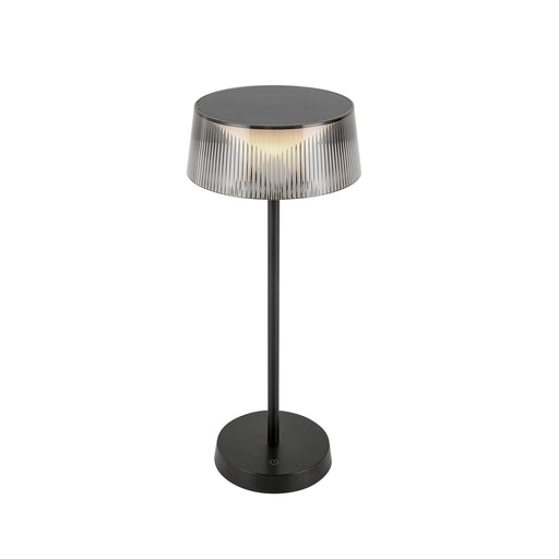 Tindra 14" Cordless Table Lamp in Black