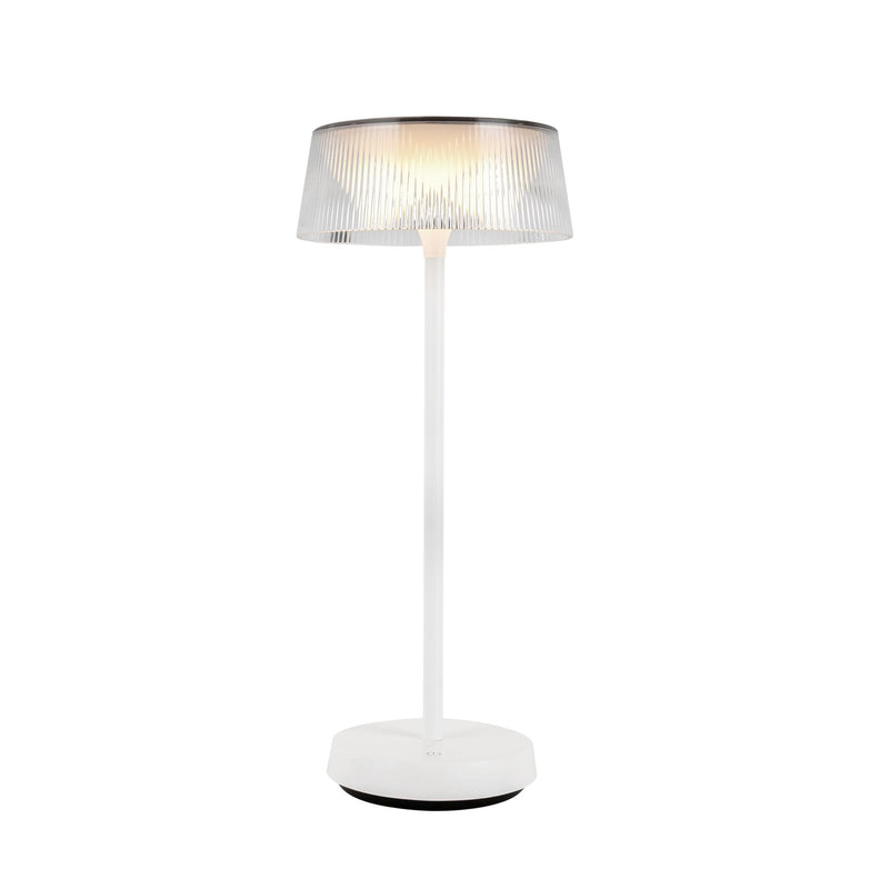Tindra 14" Cordless Table Lamp in White