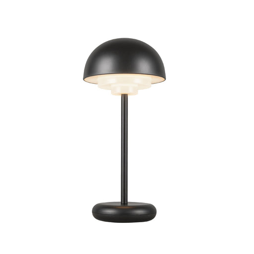 Hinata 12" Cordless Table Lamp in Black