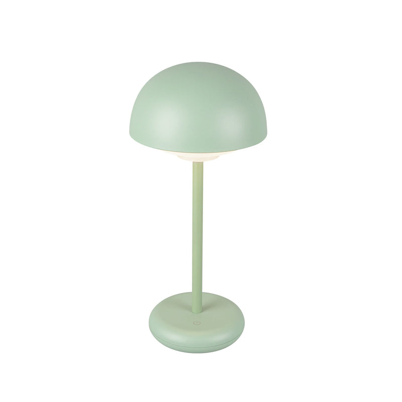 Hinata 12" Cordless Table Lamp in Sage Green