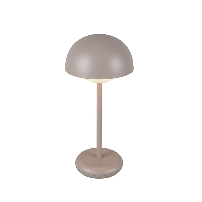 Hinata 12" Cordless Table Lamp in Moonstone Gray