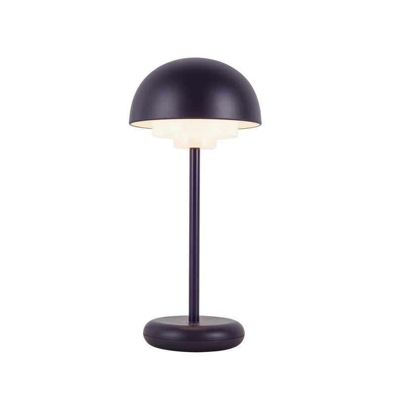 Hinata 12" Cordless Table Lamp in Navy Blue