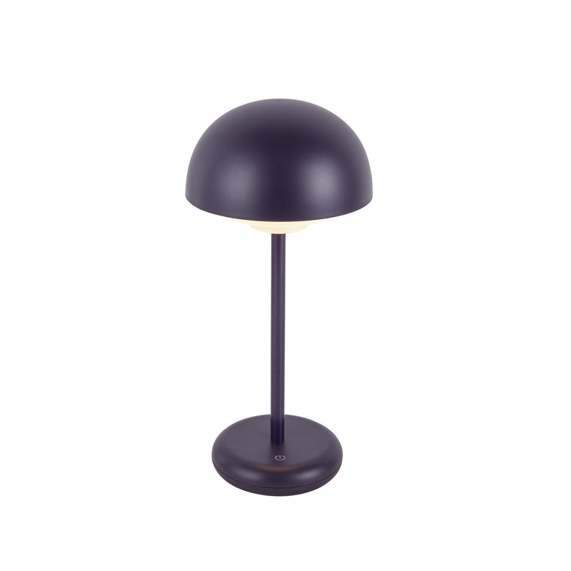 Hinata 12" Cordless Table Lamp in Navy Blue