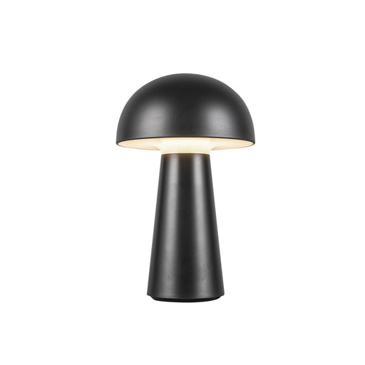 Asher 8" Cordless Table Lamp in Black